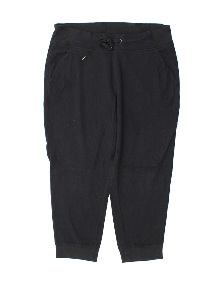 EDDIE BAUER Womens Tracksuit Trousers Joggers UK 14 Medium  Navy Blue Vintage Eddie Bauer and Second-Hand Eddie Bauer from Messina Hembry 