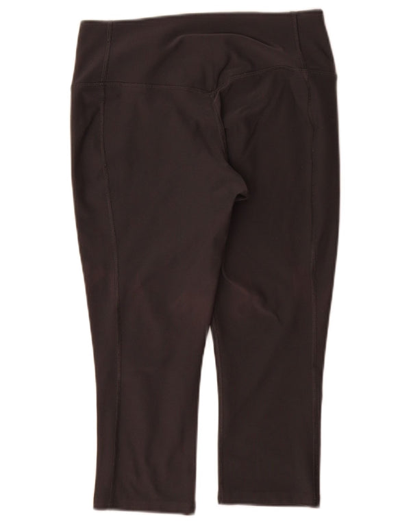 Женские леггинсы-капри Nike Dri Fit UK 8, маленькие черные