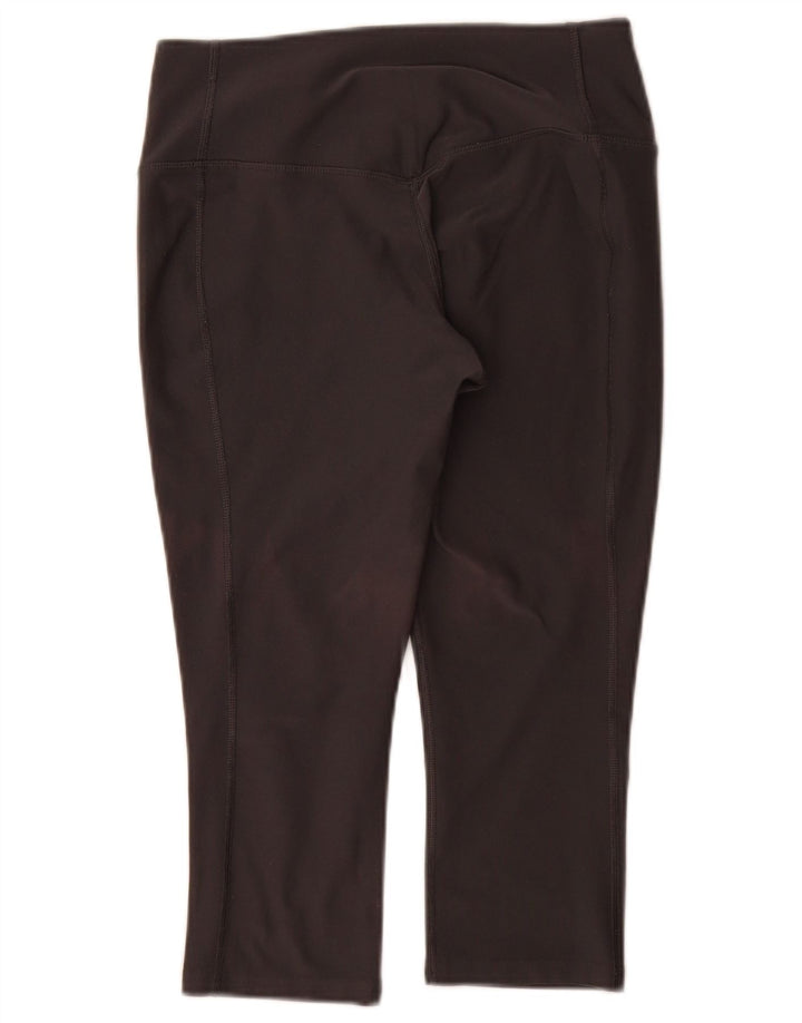 Женские леггинсы-капри Nike Dri Fit UK 8, маленькие черные