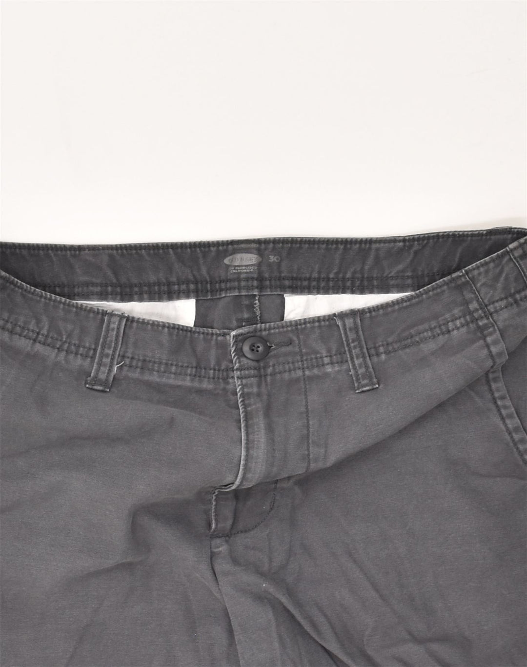 OLD NAVY Womens Chino Shorts W30 Medium Grey Cotton | Vintage Old Navy | Thrift | Second-Hand Old Navy | Used Clothing | Messina Hembry 