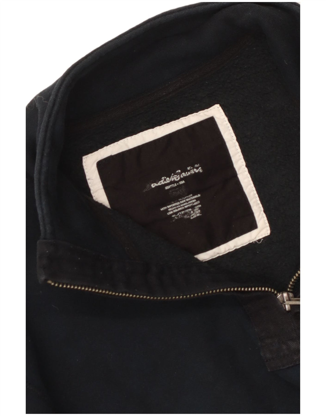 Женский джемпер с капюшоном на молнии Eddie Bauer UK 14, средний, темно-синий