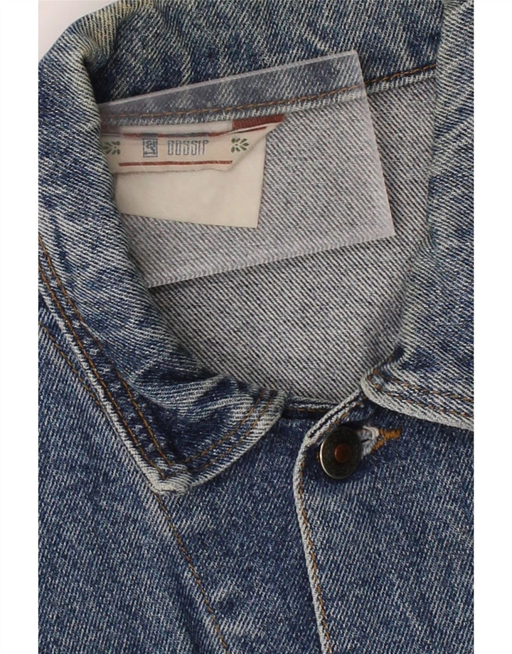 LEE Womens Denim Jacket UK 14 Large Blue Vintage Lee and Second-Hand Lee from Messina Hembry 