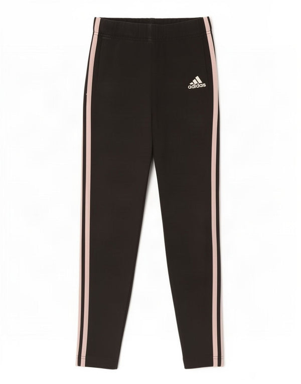 Леггинсы Adidas для девочек 11-12 лет, черные