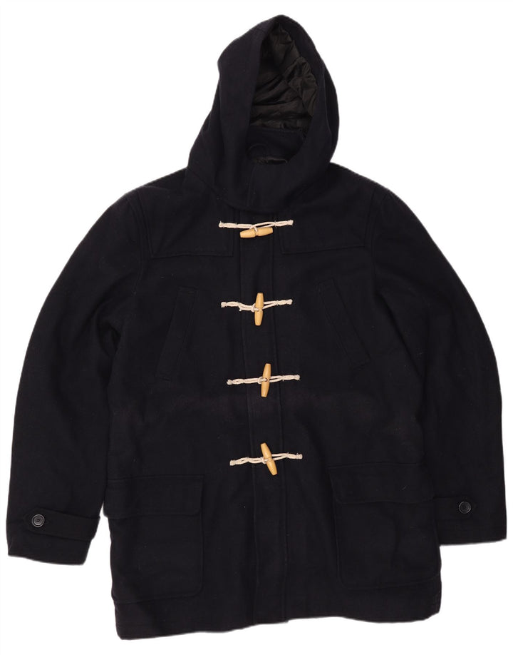 Мужской дафлкот с капюшоном CEDARWOOD STATE UK 40, большой темно-синий полиэстер