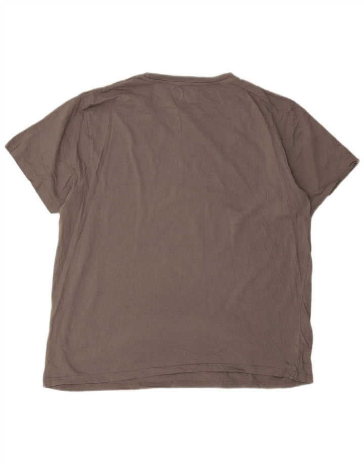 Мужская футболка Saltrock с рисунком, 2XL, серая, хлопок