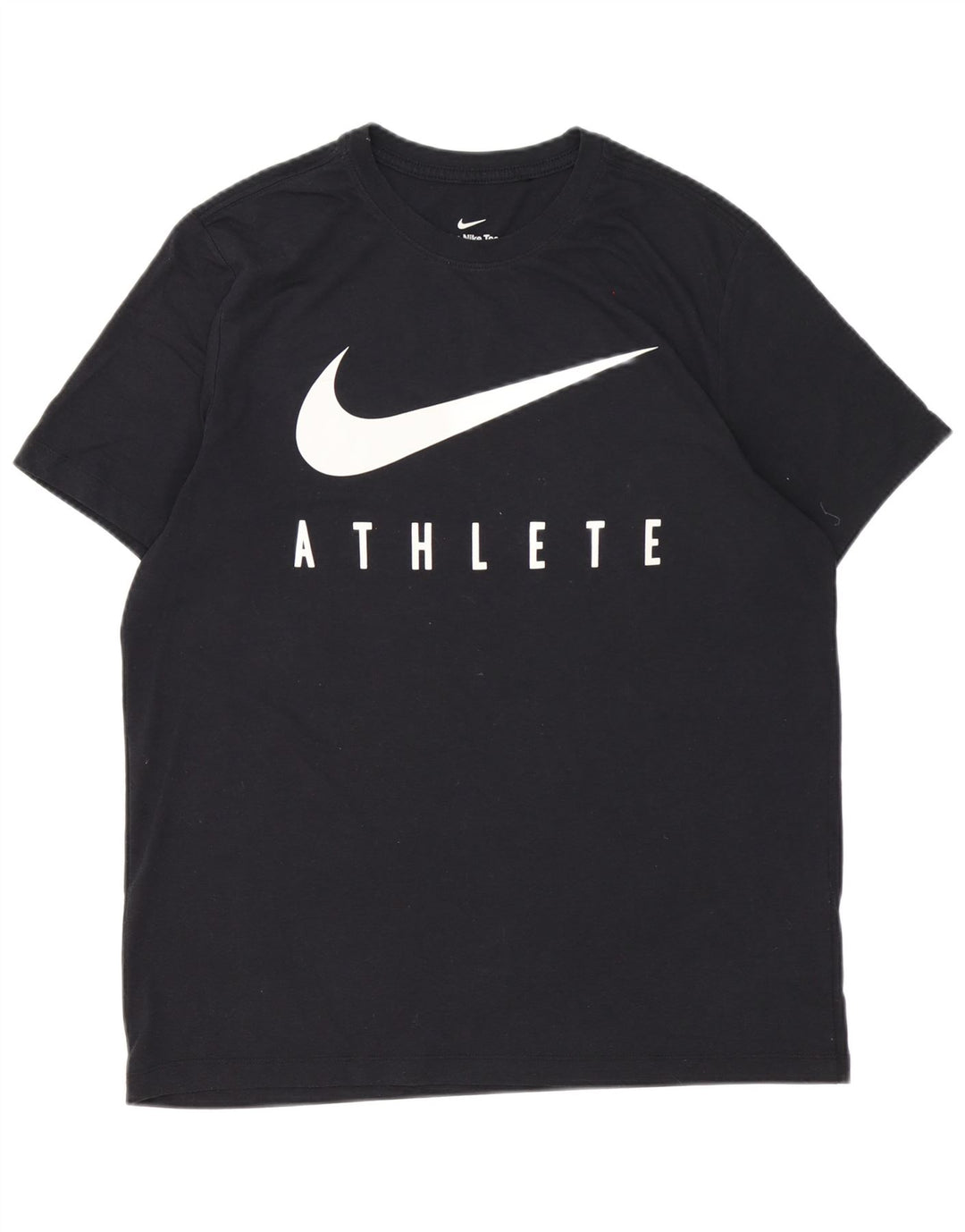 Мужская футболка Nike Dri Fit с рисунком, большой черный полиэстер
