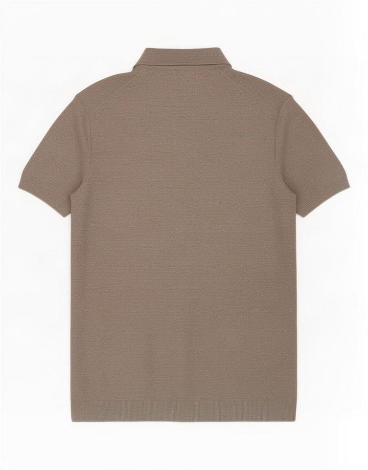 Мужская рубашка-поло Massimo Dutti, большой размер, серый хлопок