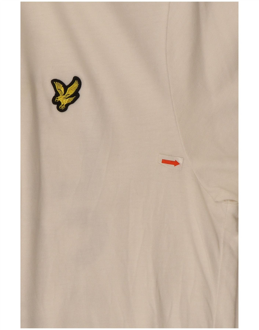 Мужская футболка с рисунком Lyle & Scott, средний белый хлопок, белый цвет