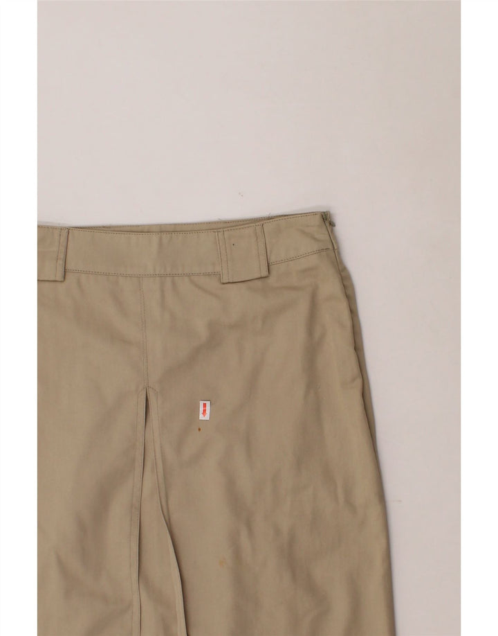 STEFANEL Womens Straight Skirt EU 40 Medium W28  Beige Cotton Vintage Stefanel and Second-Hand Stefanel from Messina Hembry 