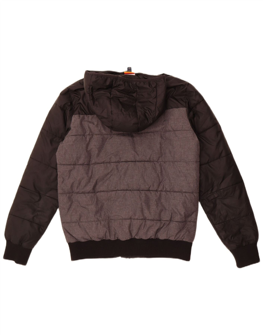 Мужская утепленная куртка Ellesse UK 38, средний черный, полиамид с цветными блоками