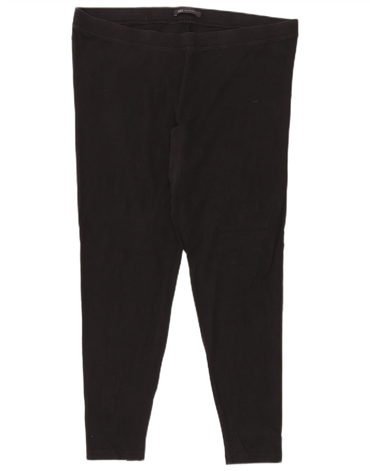 Женские леггинсы Marks & Spencer UK 20 2XL, черные, хлопковые