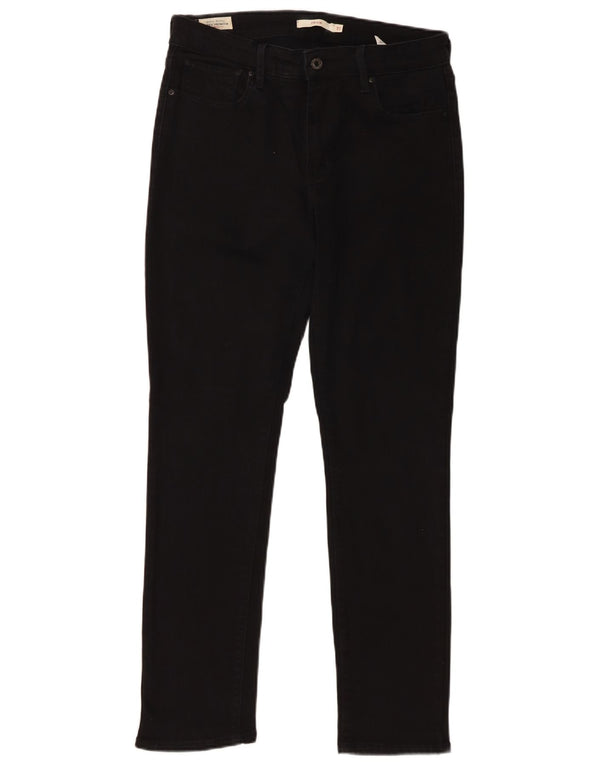 Женские узкие джинсы Levi's 712 W31 L30, черный хлопок
