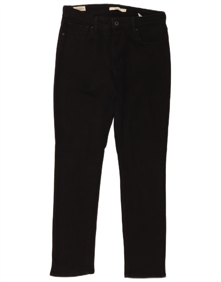 Женские узкие джинсы Levi's 712 W31 L30, черный хлопок