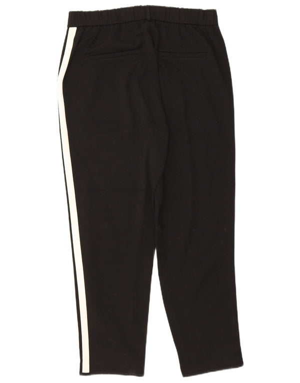 Zara Женские укороченные брюки Trafaluc Medium W28 L25 Черные цветные блоки