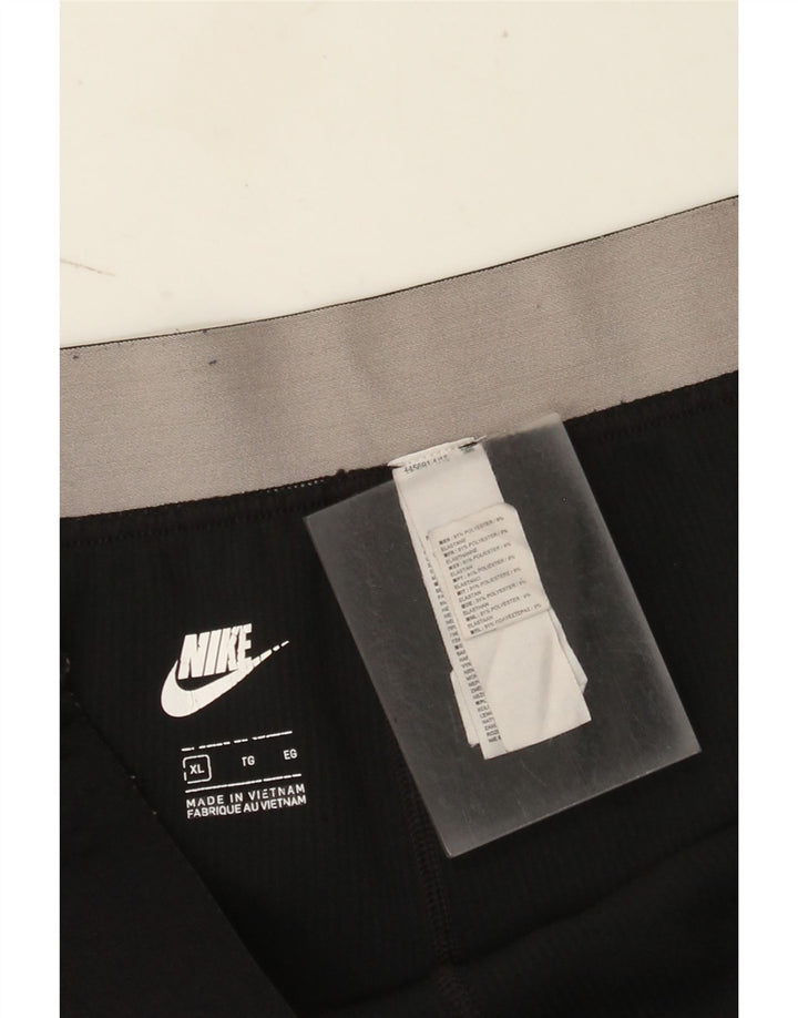 Женские леггинсы с рисунком Nike UK 18 XL, черный полиэстер