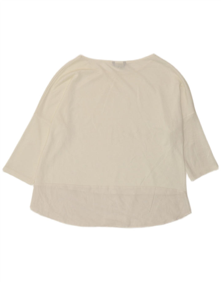 Женский топ с рукавом 3/4 Marks & Spencer UK 18 XL Off White