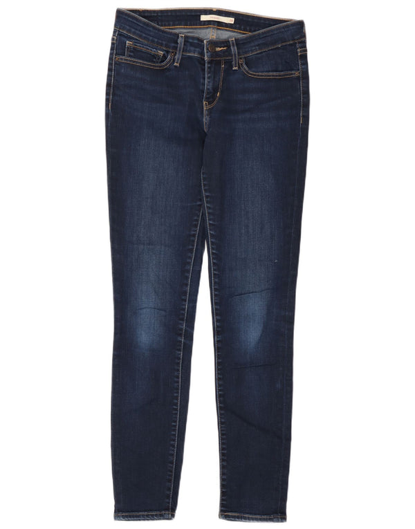 Женские джинсы скинни Levi's 711 W28 L29 Темно-синие, хлопок