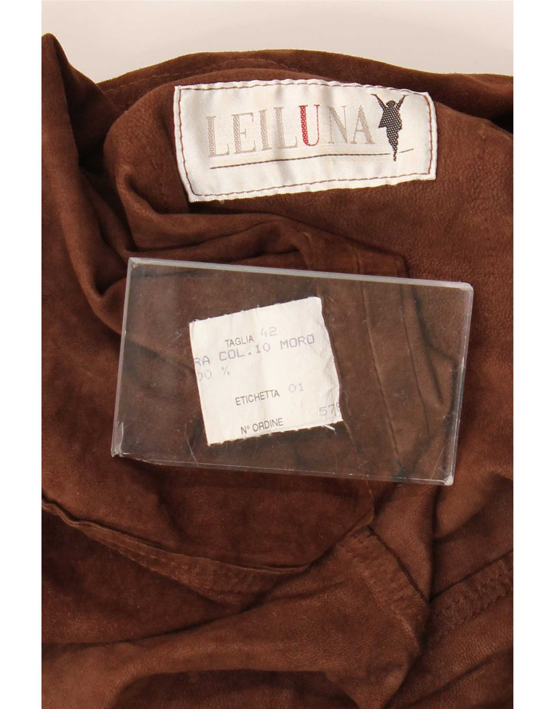 Винтажная женская замшевая рубашка IT 42 Medium Brown