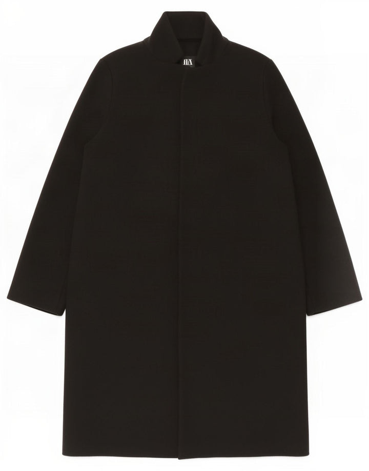 Женское пальто Zara UK 16, большое черное полиэстер
