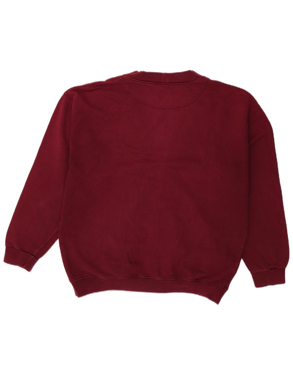 Мужской кардиган Benetton XL бордовый хлопок