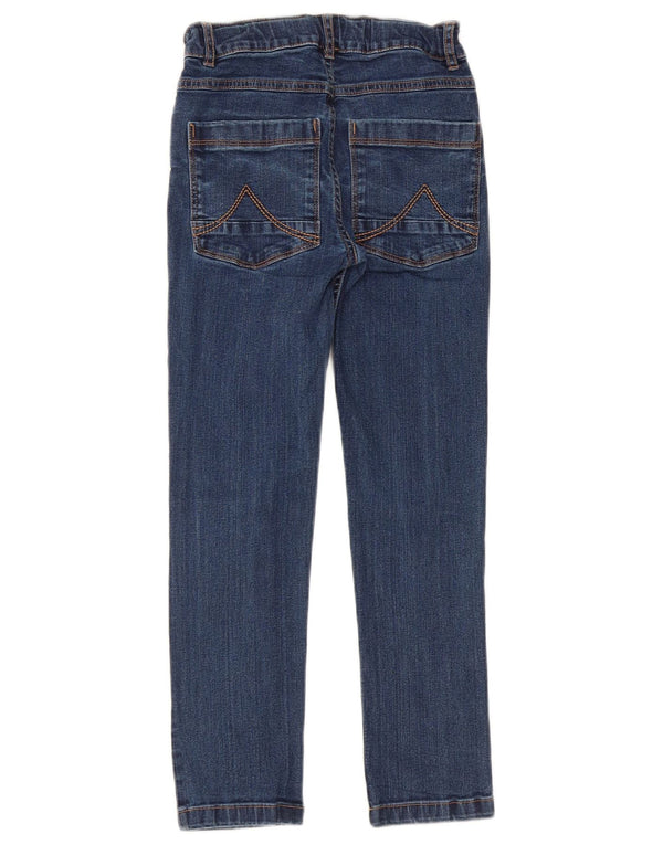 FAT FACE Girls Slim Jeans 7-8 Years W20 L23 Blue Cotton