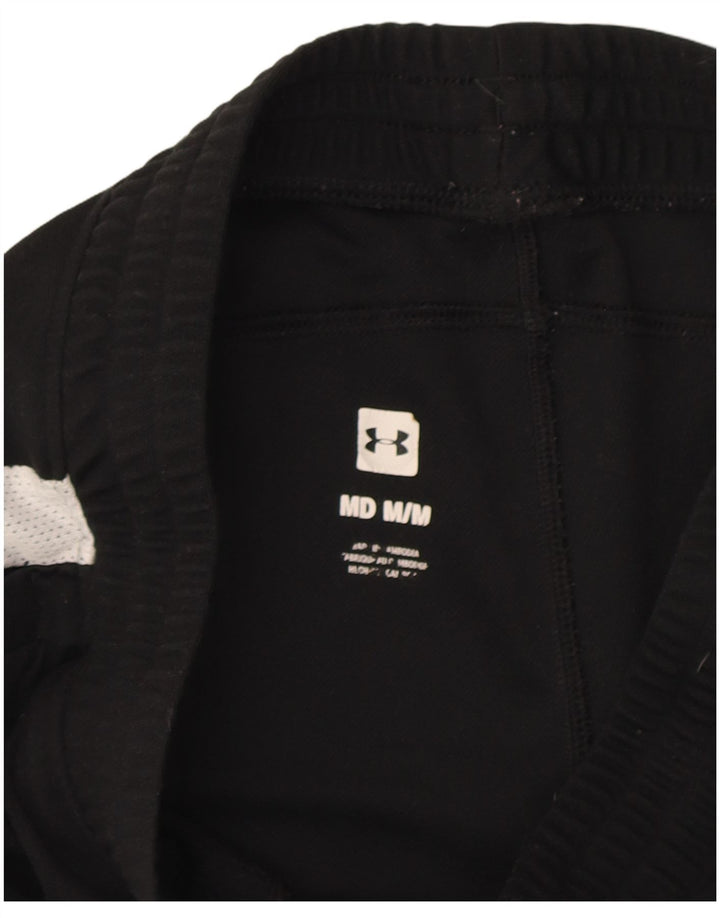 Мужские спортивные брюки Under Armour, средний черный, полиэстер с цветными блоками