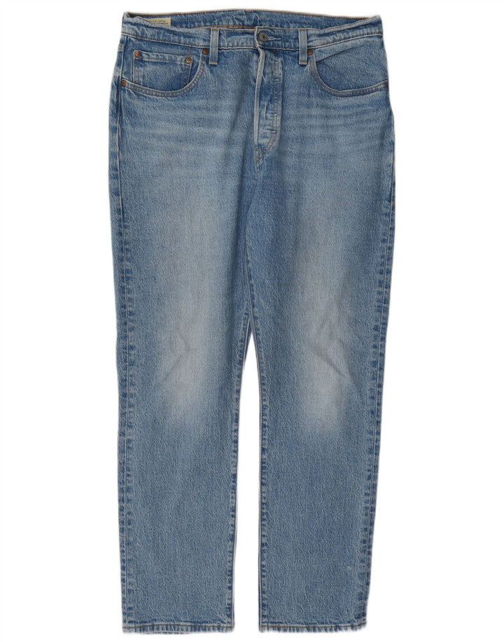 Мужские прямые джинсы Levi's 501 W32 L30 синие, хлопок