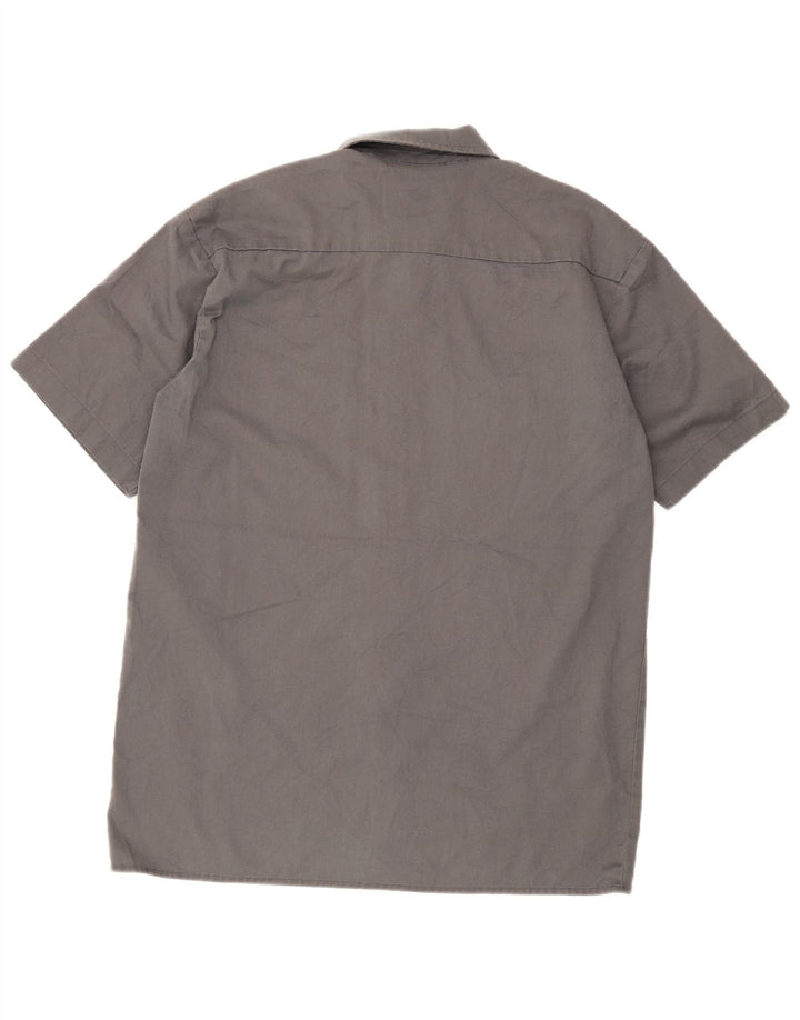 Мужская рубашка с коротким рукавом Dickies среднего серого цвета