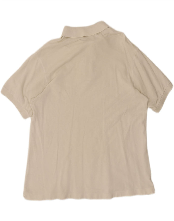 LACOSTE Mens Polo Shirt Size 6 XL White Vintage Lacoste and Second-Hand Lacoste from Messina Hembry 