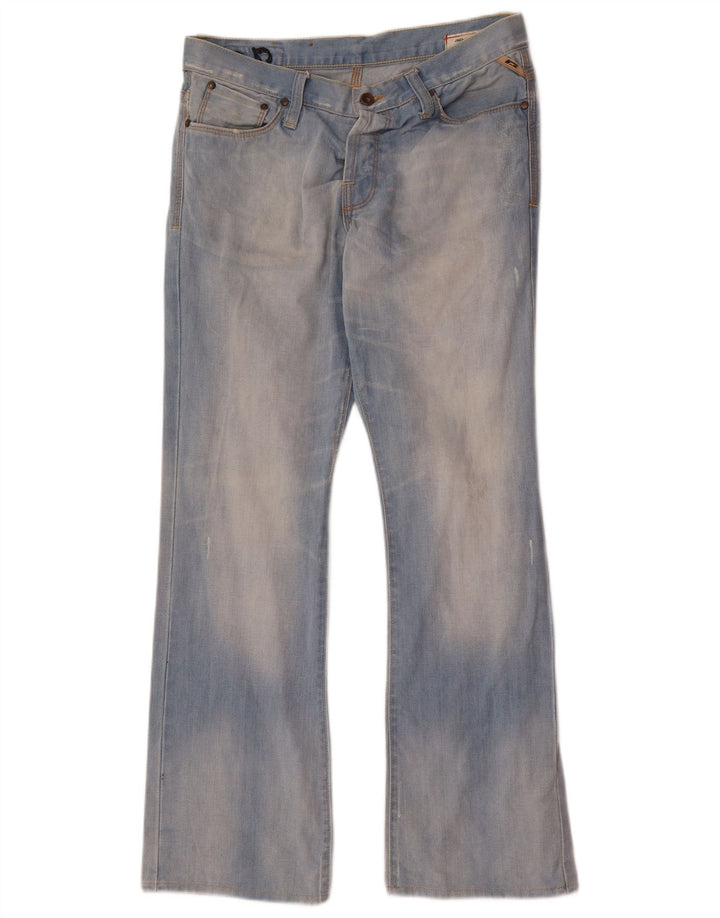 Мужские потертые джинсы Jack & Jones Bootcut W33 L32, синий хлопок