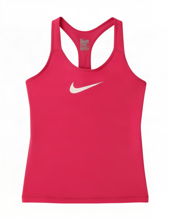 Женский жилет с графическим принтом Nike Dri Fit UK 12, средний розовый полиэстер, спортивные
