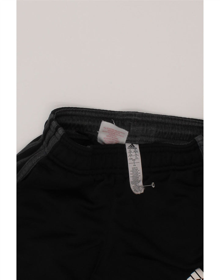 Спортивный костюм Adidas Climalite для мальчиков, брюки для бега, 4–5 лет, черный полиэстер