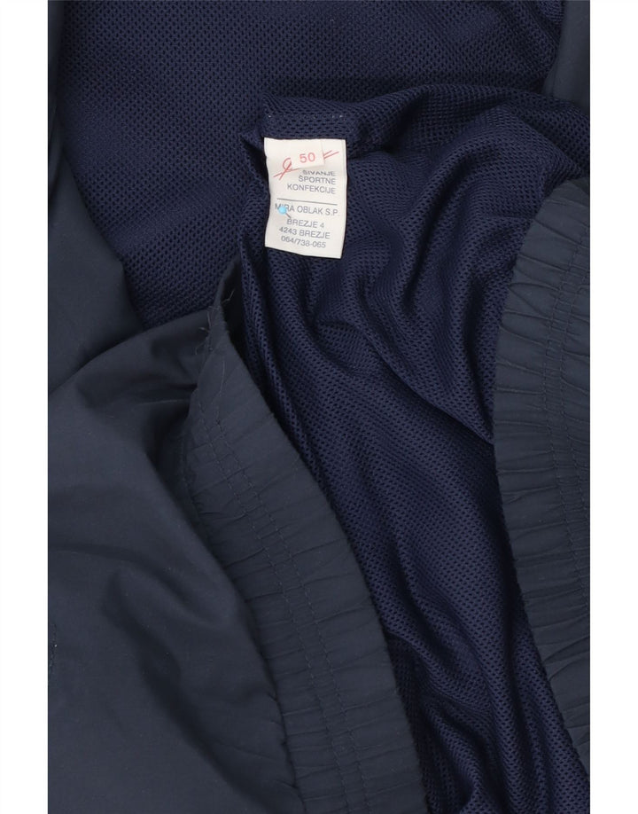 Винтажный мужской спортивный костюм IT 50 Medium Navy Blue Colorblock