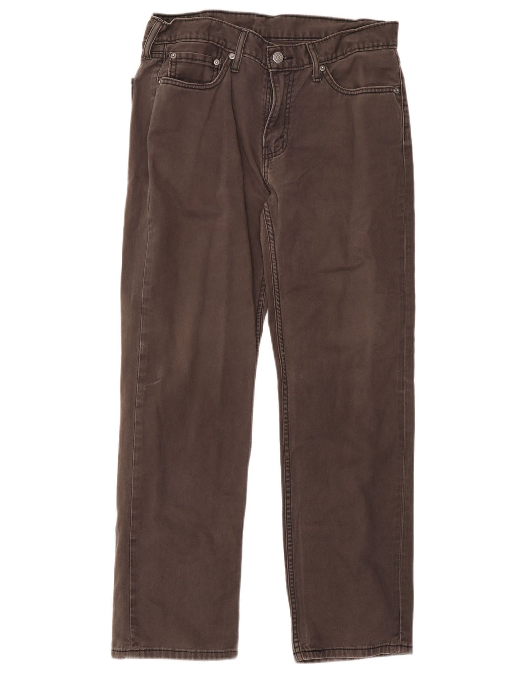 Мужские прямые джинсы Levi's 514 W33 L30 серые, хлопок