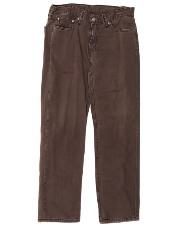 Мужские прямые джинсы Levi's 514 W33 L30 серые, хлопок