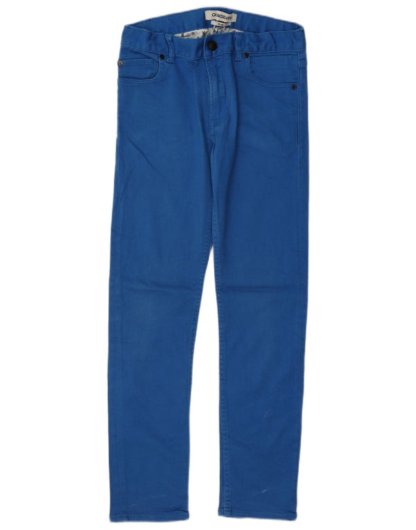 Женские узкие джинсы Quiksilver W28 L29, синие, хлопок