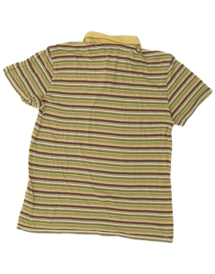 Женская рубашка поло LEE UK 18 XL, хлопок в разноцветную полоску