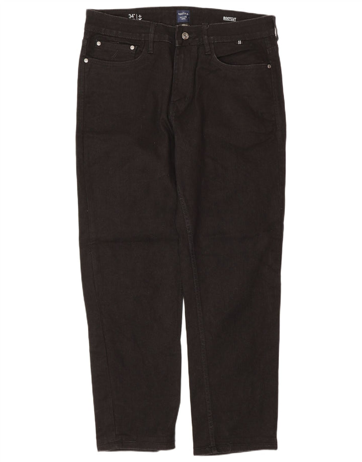 Мужские джинсы Bootcut Nautica W34 L30, черный хлопок