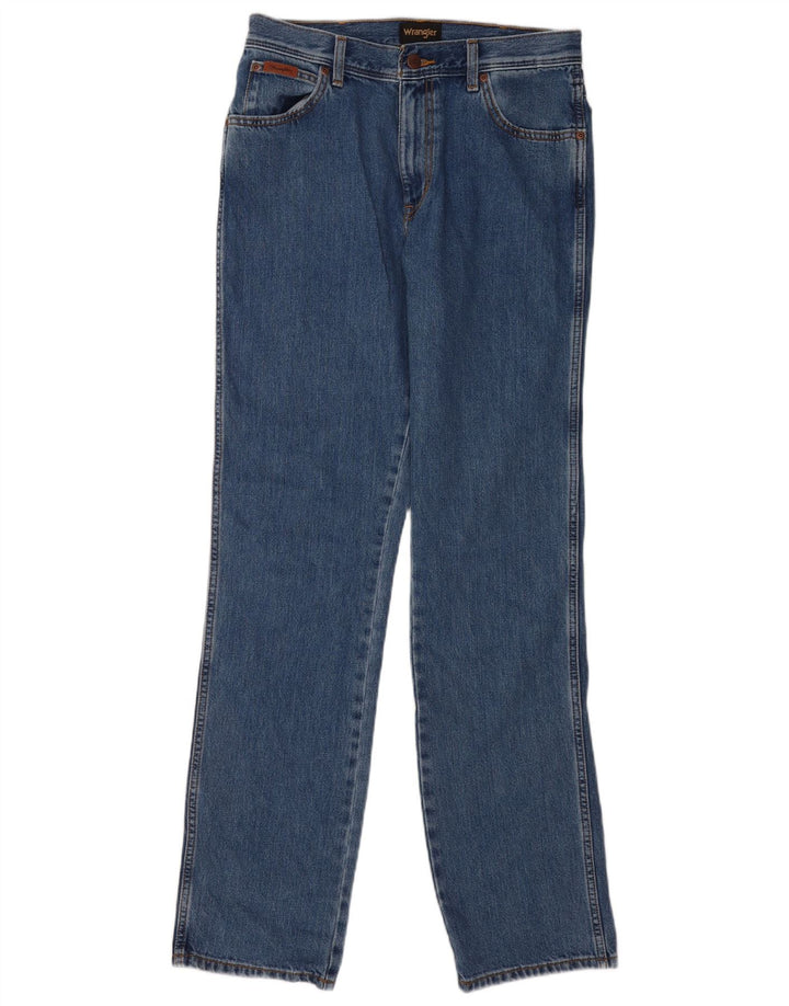 Мужские прямые джинсы Wrangler Texas W32 L36, синий хлопок