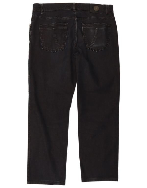 Мужские прямые джинсы Trussardi W38 L29 темно-синие, хлопок