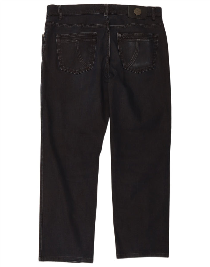 Мужские прямые джинсы Trussardi W38 L29 темно-синие, хлопок