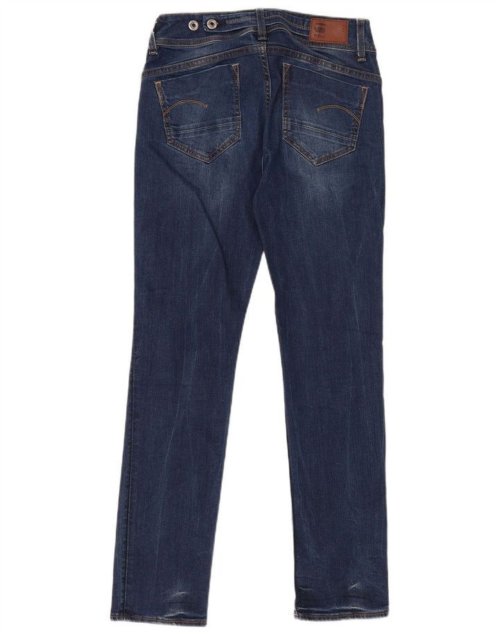 Женские прямые джинсы G-Star Midge W29 L30 Темно-синие