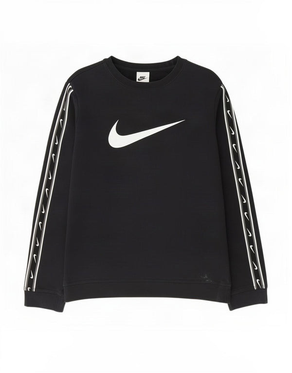 Женский свитер с рисунком Nike UK 18 XL, черный хлопок