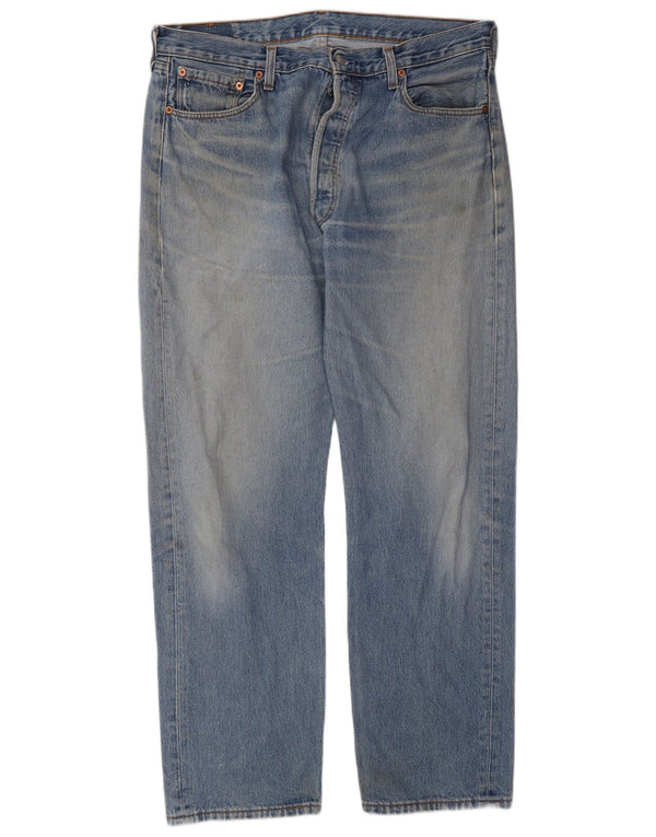 Мужские прямые джинсы Levi's W38 L32 синие, хлопок