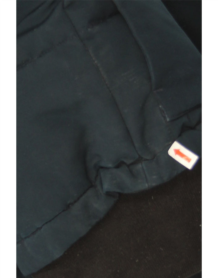 Женская утепленная куртка оверсайз с капюшоном Superdry UK 8, маленькая, темно-синяя