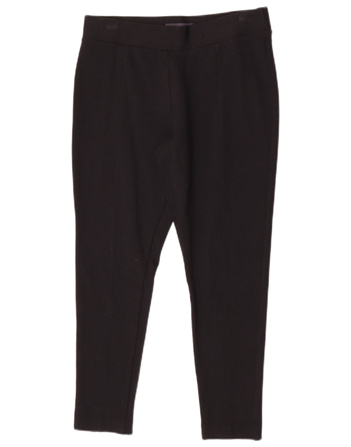 Женские короткие леггинсы Marks & Spencer UK 12, средний черный, вискоза