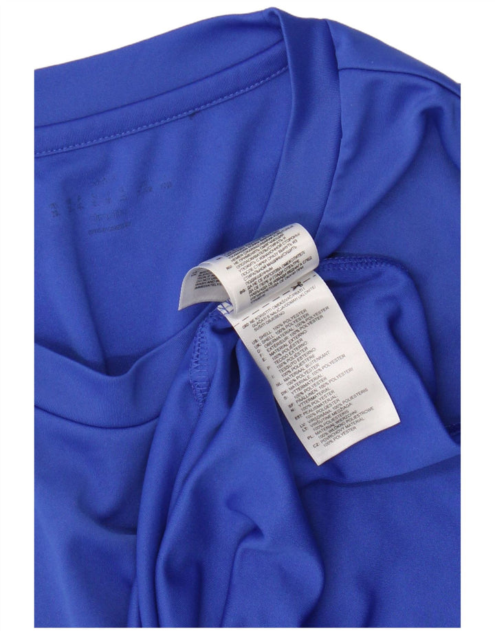 Мужская футболка Adidas Top 2XL Синяя Полиэстер