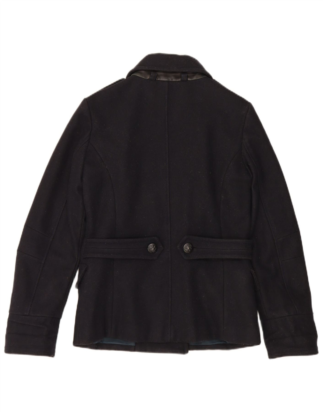 Женское полупальто Massimo Rebecchi IT 44 Medium Navy Blue Wool