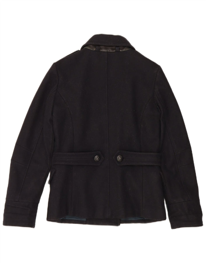 Женское полупальто Massimo Rebecchi IT 44 Medium Navy Blue Wool