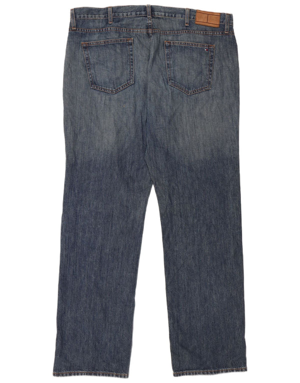 Мужские прямые джинсы Tommy Hilfiger W40 L34 синие, хлопок